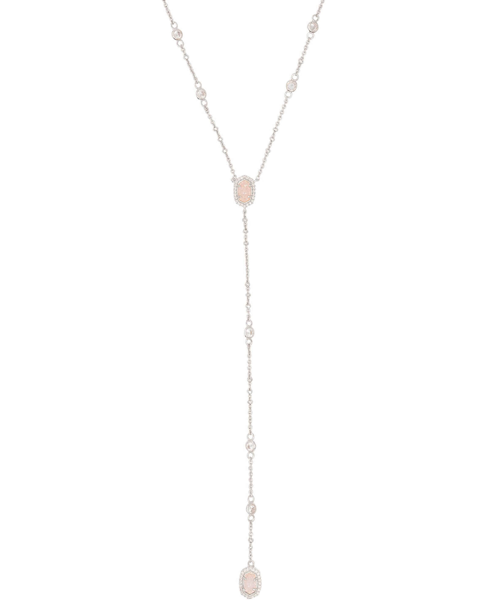 Claudia Lariat Necklace in Silver | Kendra Scott