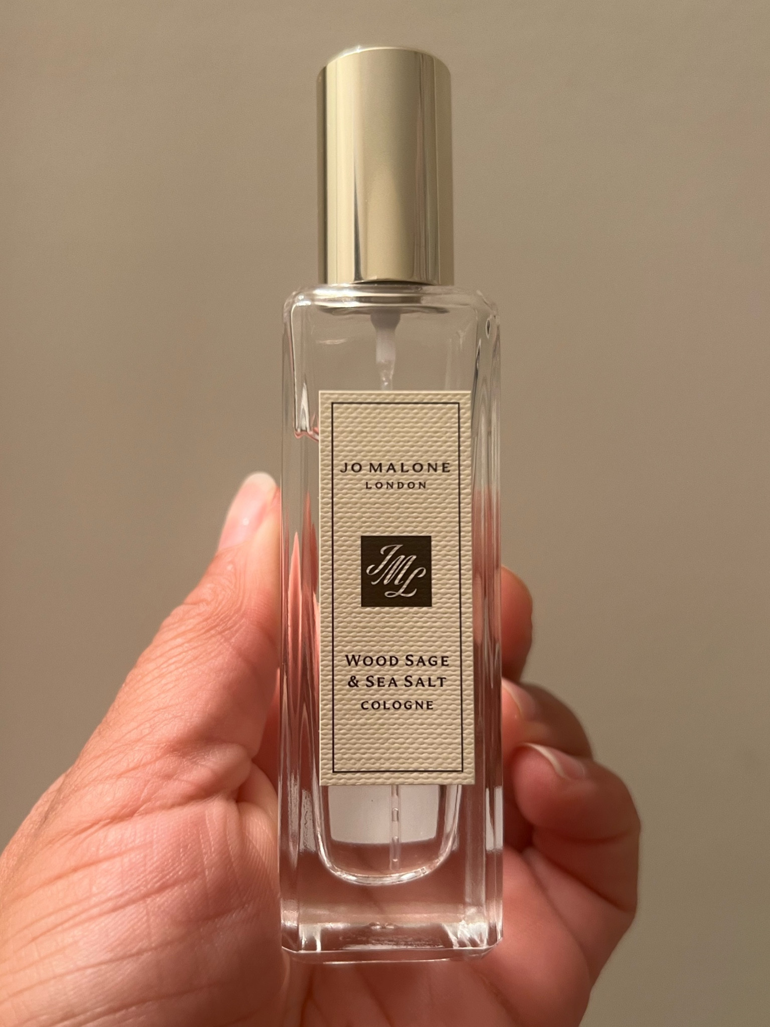 Jo Malone London Wood Sage & Sea Salt Cologne…woody and earthy…keynotes - ambrette seeds (hibiscus flower), sea salt and sage…the smell is unisex…think of a woodsy, fresh scent for this fragrance. 

#LTKbeauty