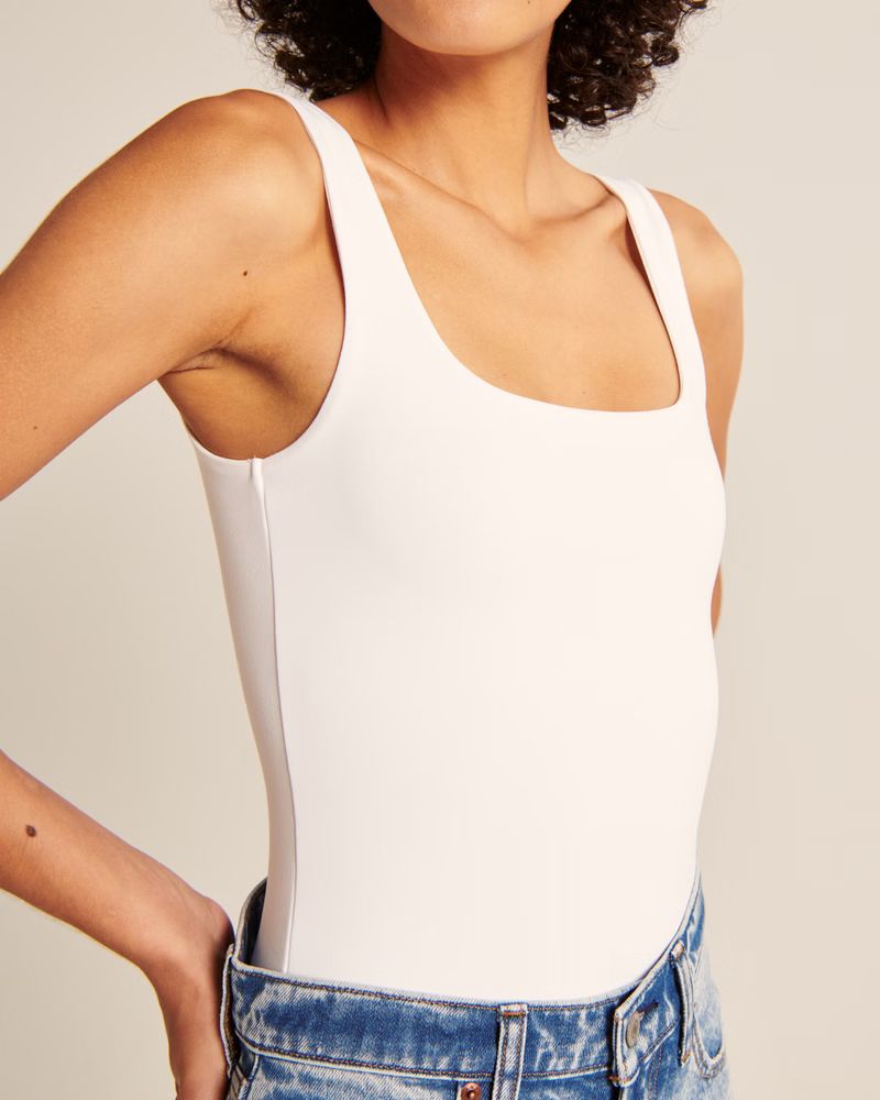 Seamless Fabric Tank Bodysuit | Abercrombie & Fitch (US)