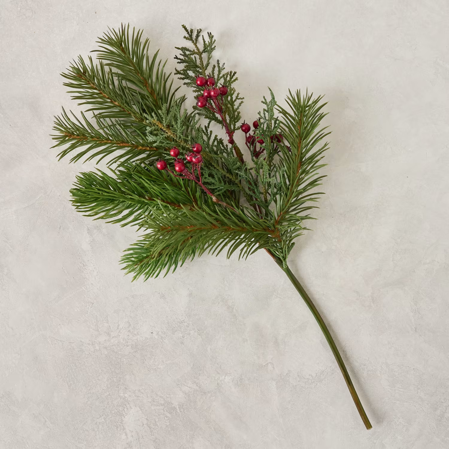 Real Touch Red Berry and Pine Stem | Magnolia