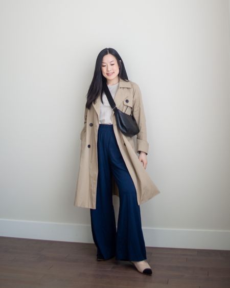 Outfit 5 of 9 spring outfits 🌸

Wearing Everlane trench coat size XS, Uniqlo t-shirt size M. Free Label pants unavailable to link.

#LTKSeasonal #LTKstyletip #LTKfindsunder100