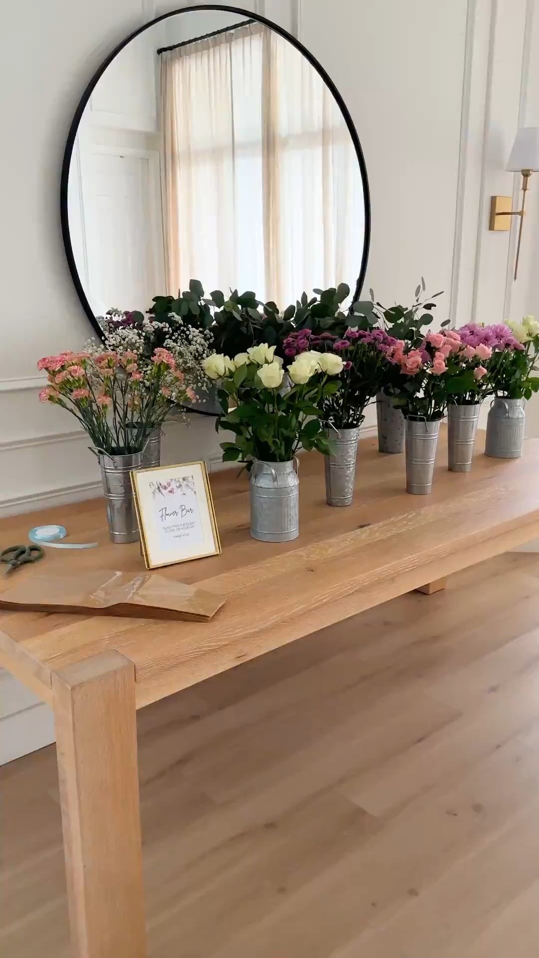 Bring the garden indoors with a DIY Flower Bar! The perfect 'make-and-take' activity for birthdays or tea parties. Just grab some fresh flowers and wrapping supplies, and let the blooming begin!

table setting, hostess life, entertaining at home, kitchen finds, dinnerware, green decor, english country style, party inspo, birthday setup, spring decor

#LTKHome #LTKSeasonal #LTKU