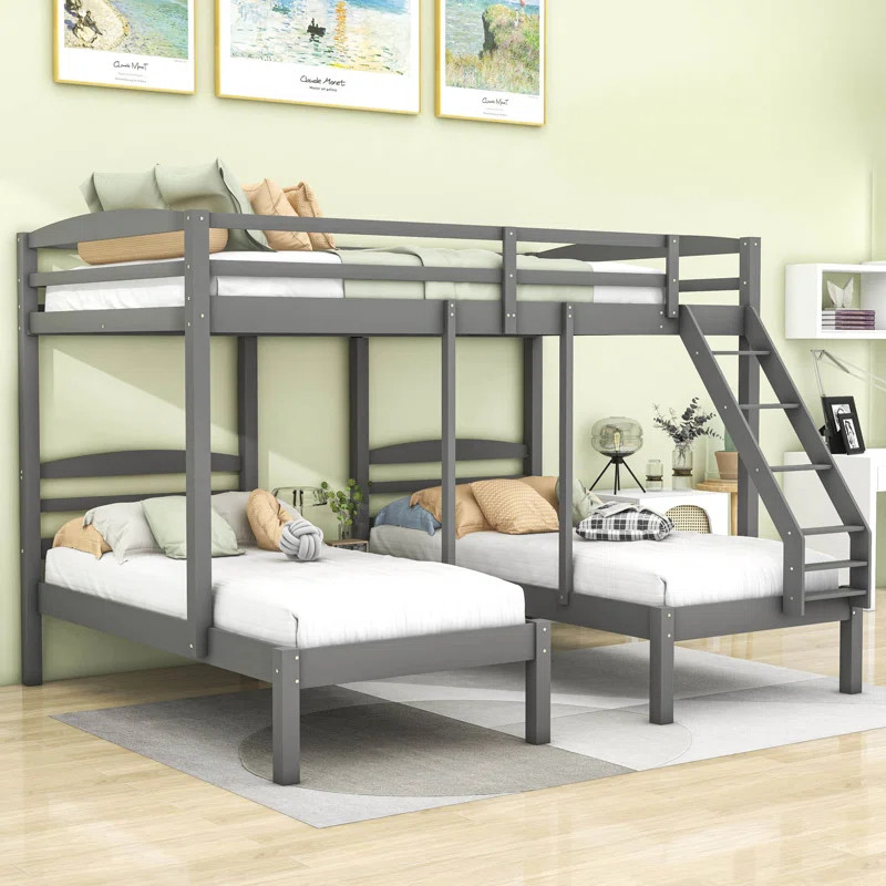 Ebelia Kids Bunk Bed with Drawers | Wayfair North America