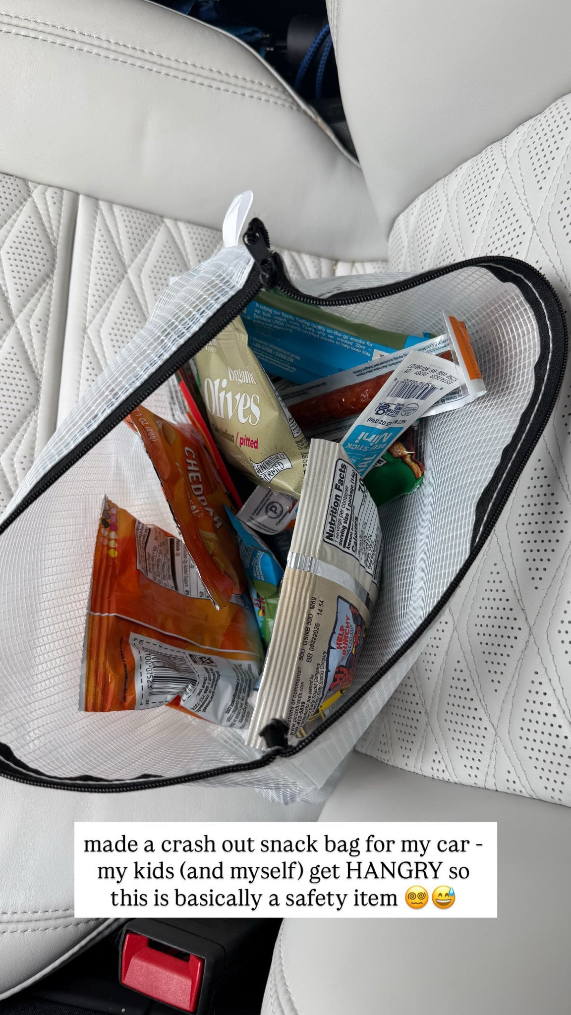 made a crash out snack bag for my car - my kids (and myself get HANGRY so this is basically a safety item

#LTKmomlife #LTKKids #LTKTravel