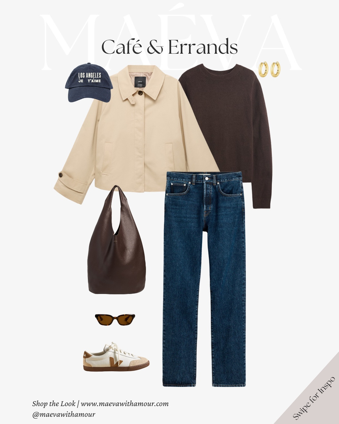 Café & Errands: Elevated Everyday Style ☕🤎 Featuring chic layers, timeless denim, and refined neutrals styled for coffee runs, errands, and effortless everyday moments ✨

Which look is your favorite?

🤎 Adore these Looks? Comment SHOP to receive a DM with the link or head to the link in bio to shop the outfits & more! 

✨ Discover the latest article about this edit and French-inspired style at maevawithamour.com

👉 Save & Follow to discover French-inspired style and wardrobe tips, designed to elevate your everyday fashion!

With Amour, M.

#minimaliststyle #styleinspo #autumnoutfits #frenchstyle #parisianstyle 

#LTKTravel #LTKSeasonal #LTKStyleTip