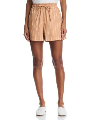 FRENCH CONNECTION Alexis Poplin Stripe Shorts | Bloomingdale's Women | Bloomingdale's (US)