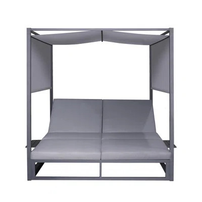 58'' Wide Outdoor Patio Daybed with Cushions | Wayfair North America