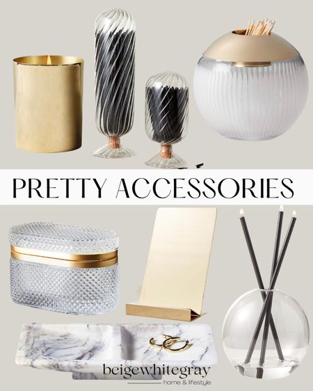 Pretty accessories for you or a gift!! I’ll take one of each starting with the match Cloche with black matches! And now about this beautiful glass container for trinkets and jewelry! Love the gold book stand or iPad stand. And the marble dish for jewelry. And of course one of my favorites is the everlasting candle.

#LTKHoliday #LTKhome #LTKGiftGuide