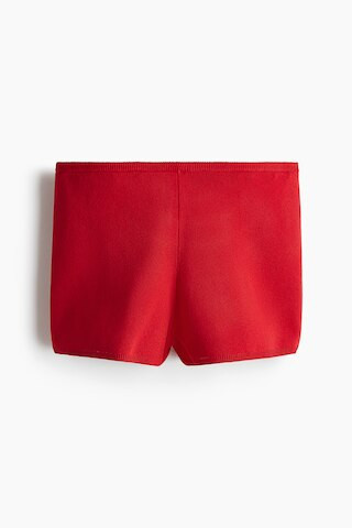 H & M - Strandshorts aus Feinstrick - Rot - Damen | H&M (DE, AT, CH, NL, FI)