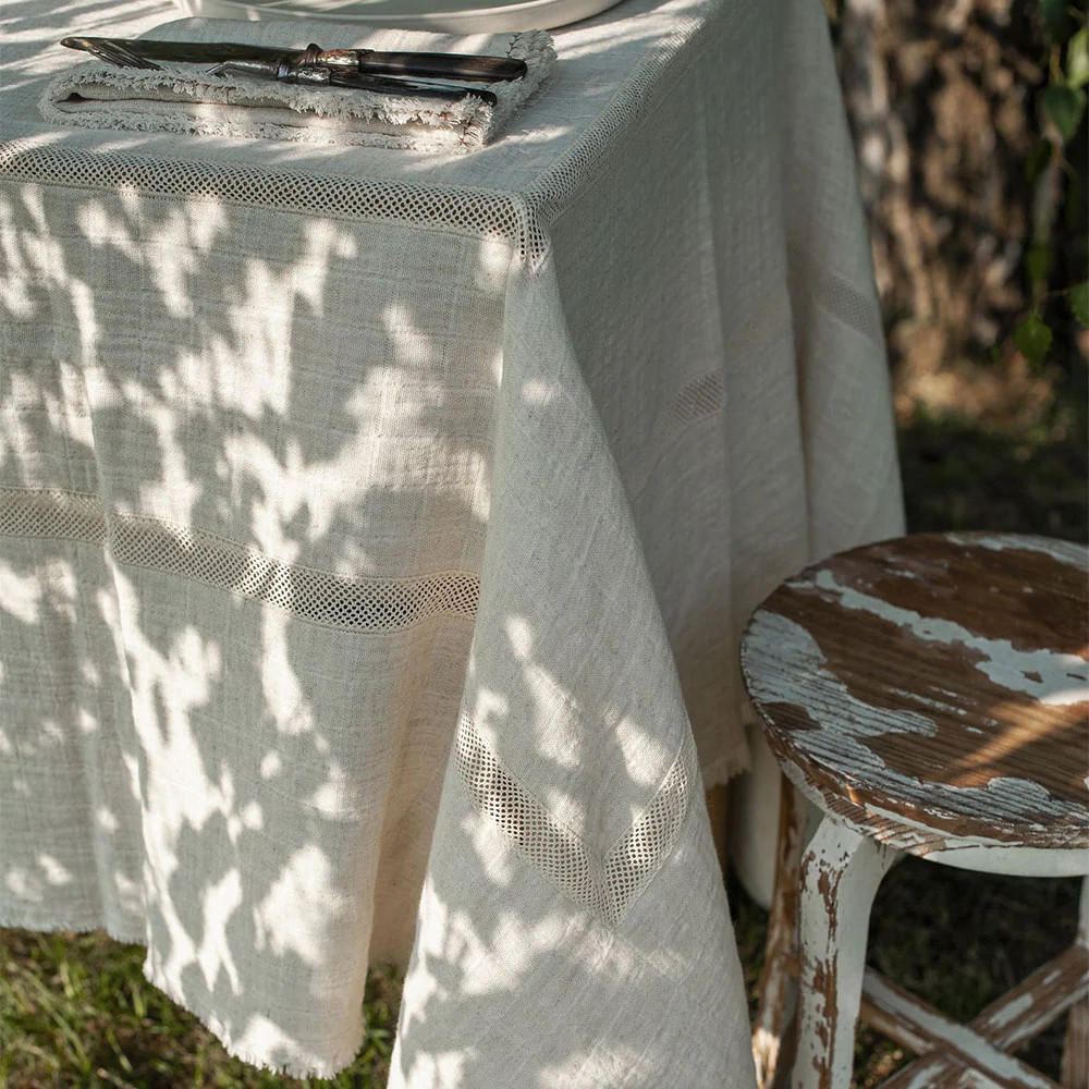 Net Lace Tablecloth | Roan Iris