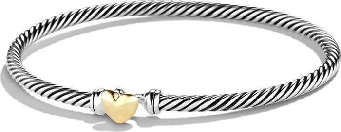 Cable Collectibles Heart Bracelet with 18K Gold | Nordstrom