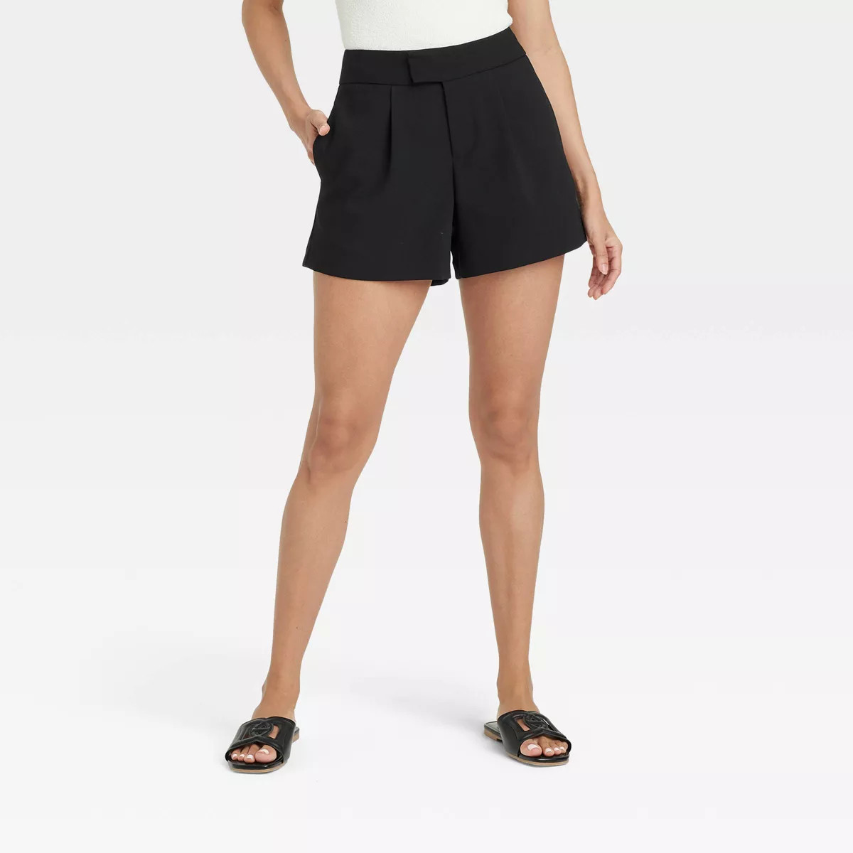 Women's High-Rise Tailored Shorts - A New Day™ | Target