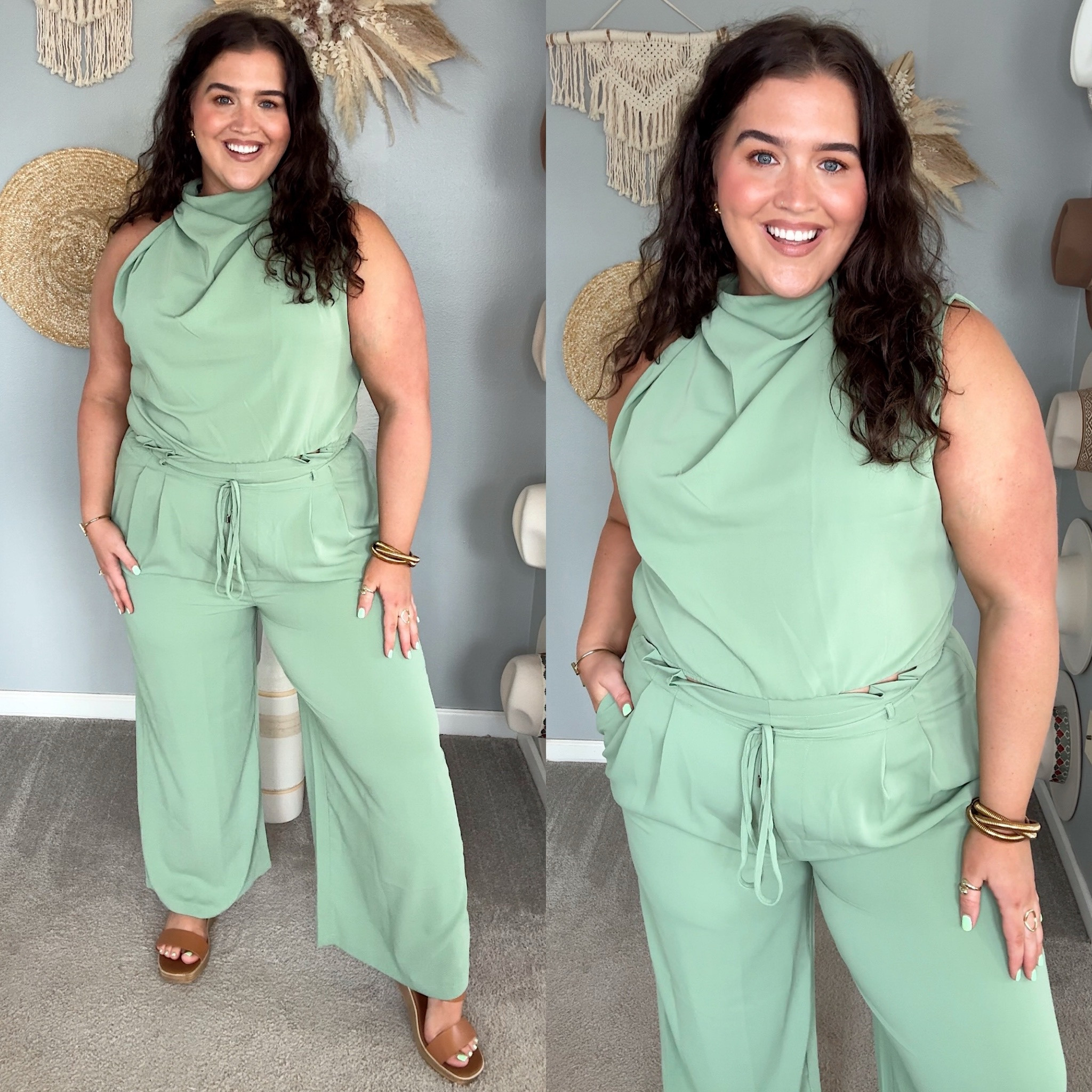 Amazon matching set 💚 Size XXL
Fits snug in hips

#LTKFindsUnder50 #LTKPlusSize #LTKStyleTip