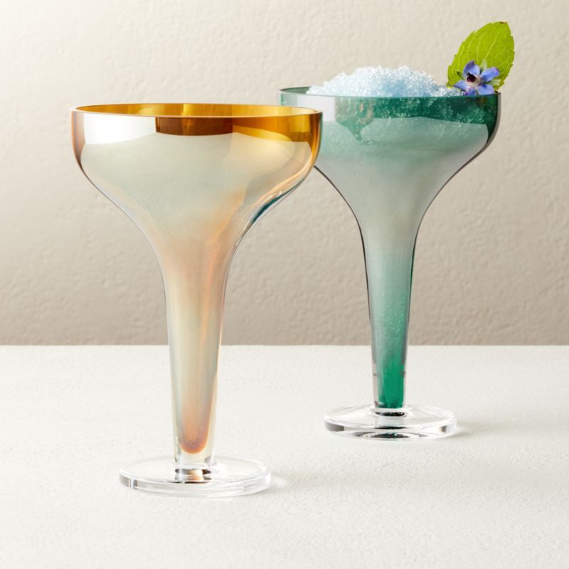 Fia Luster Coupe Cocktail Glasses | CB2 | CB2