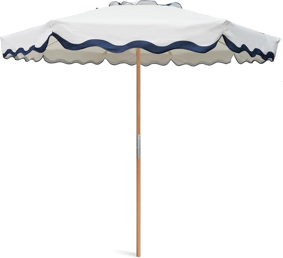 AMMSUN 7.8ft Seashore Umbrella, Outdoor Umbrella, Boho Beach & Patio Umbrella with UV 50+ Air Ven... | Amazon (US)