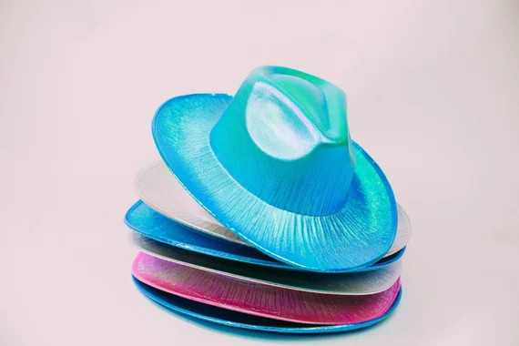 Neon Cowgirl Hats | Bachelorette Party | Girls Trip | Fast Shipping | Etsy (US)
