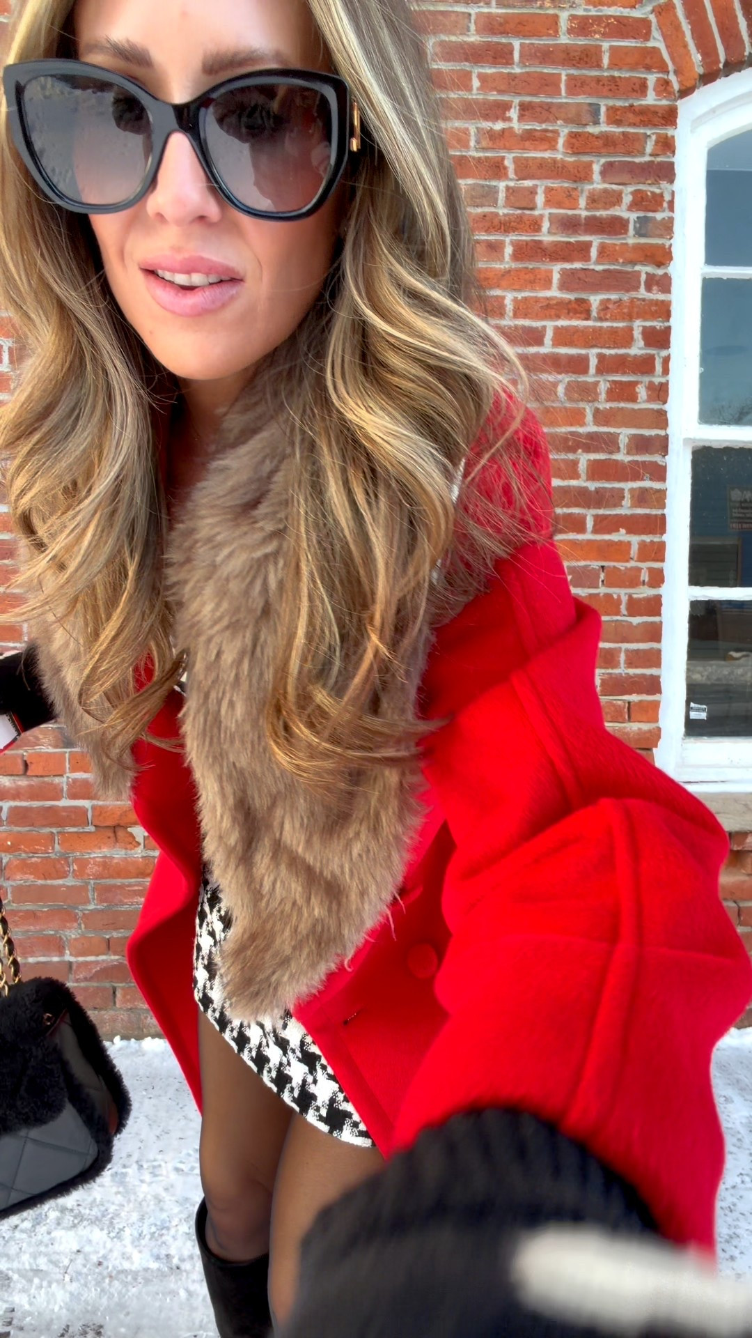 Santa brunch outfit ///🥂🎅🏻✨👏🏻 size medium dress / size medium coat

#LTKHoliday #LTKmomlife #LTKootd