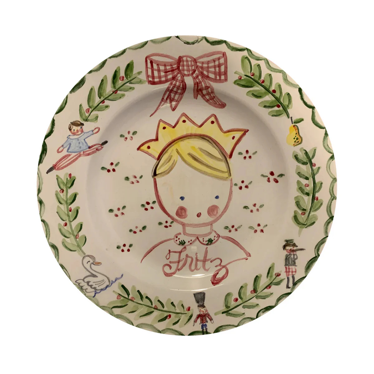 12 Days of Christmas Plate in Boy | Over The Moon