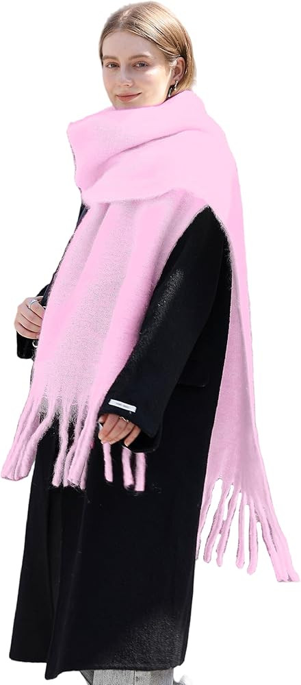 Wander Agio Winter Warm Scarf Long Pashmina Extra Large Shawls and Wraps for Women Large Blanket ... | Amazon (US)