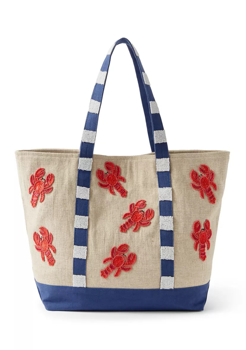 Lobster Canvas Tote Bag | Belk