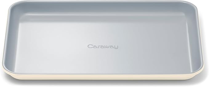 Caraway Nonstick Ceramic Small Baking Sheet (9x13”) – Non-Toxic, PTFE & PFOA Free – Oven Sa... | Amazon (US)
