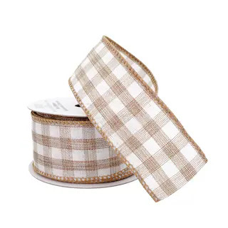 1.5" x 3yd. Wired Checkered Ribbon by Celebrate It™ | Michaels Stores