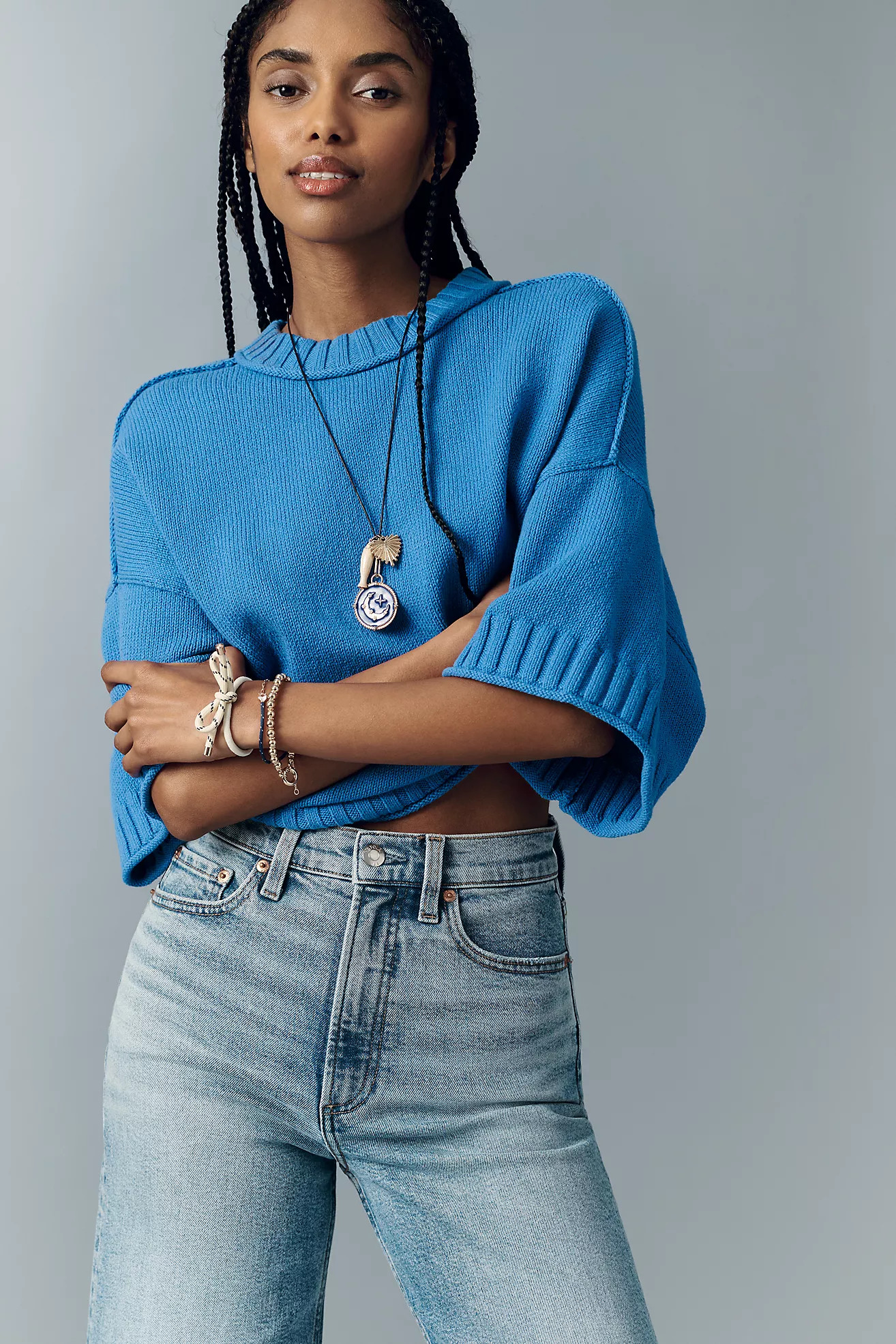 Pistola Lana High-Rise Crop Wide-Leg Jeans | Anthropologie (US)