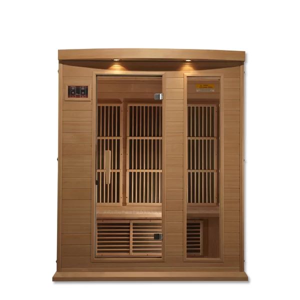 Dynamic Infrared 3 - Person Indoor FAR Infrared Sauna in Hemlock | Wayfair North America