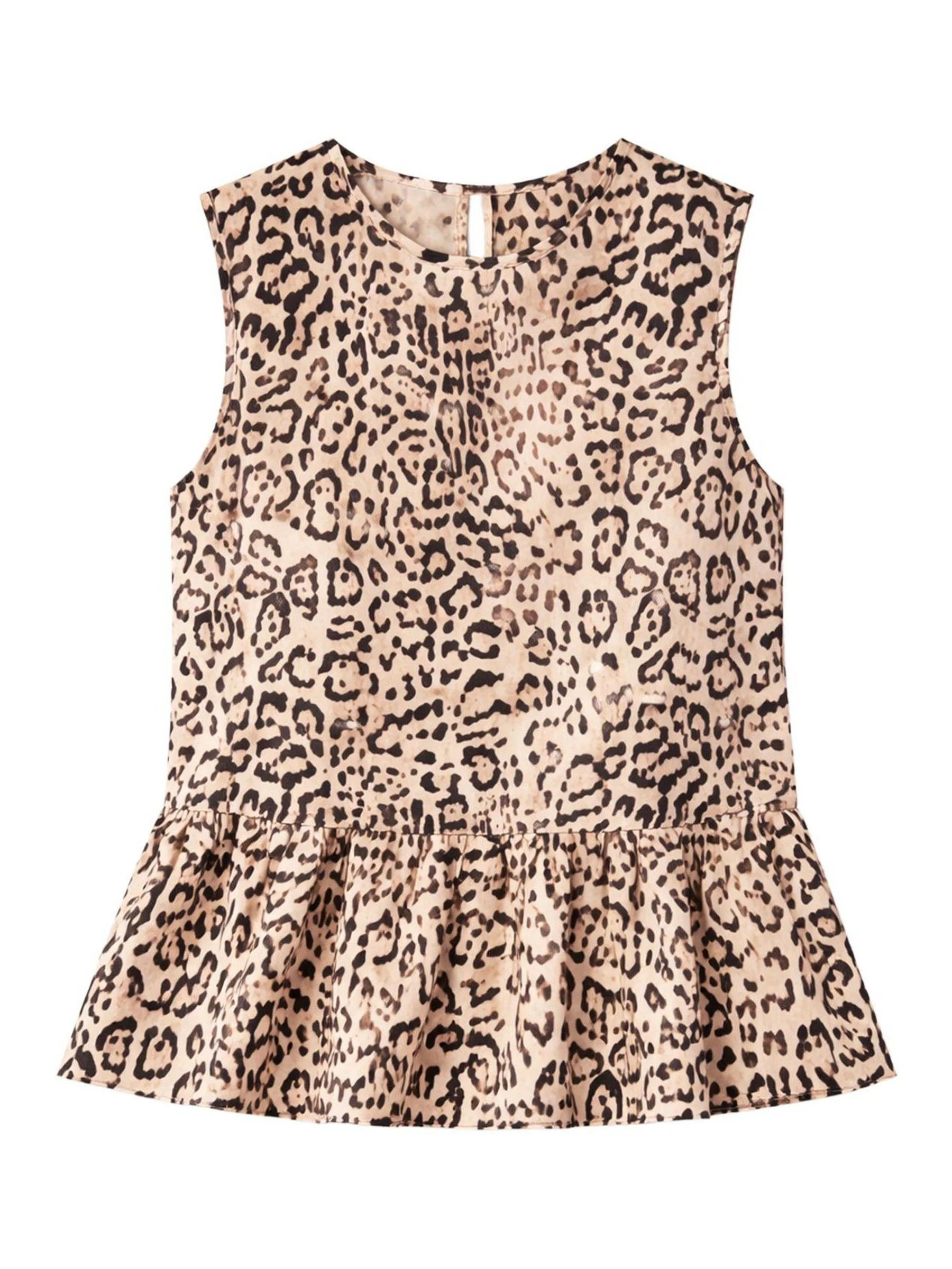 Ro & Zo Ro & Zo Animal Cotton Peplum Top | Next US