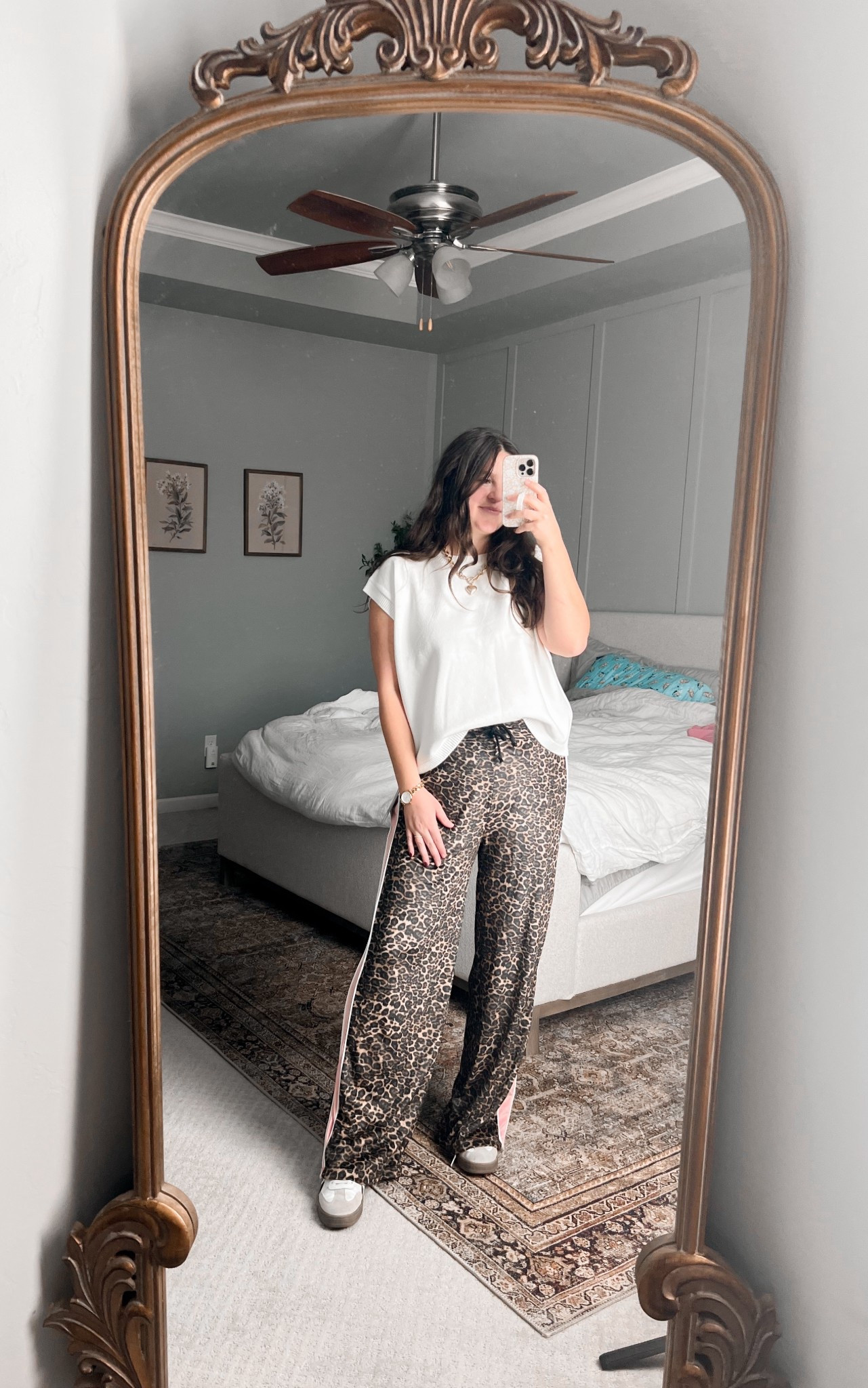 The cutest mom outfit for Fall! I’ll be wearing this to work after maternity leave but it works for everyday or even a more elevated look with some boots and cute purse. Use my code NIKKI15 for 15% off 

Top S/M, pants Large 

Leopard print / fall outfit / mom outfit / fall mom outfit / everyday mom outfit / everday style / work outfit / workwear / mom work outfit / comfy mom outfit 

#LTKStyleTip #LTKmomlife #LTKWorkwear
