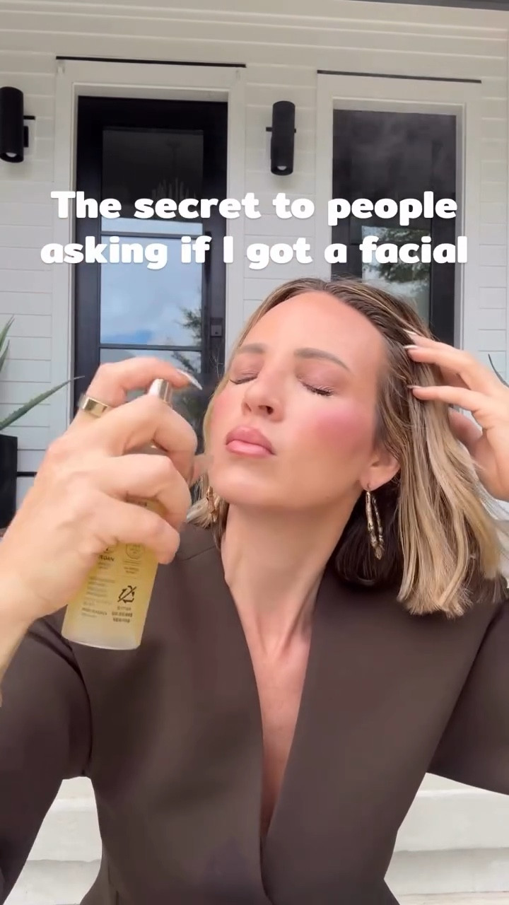 Truffle spray- it’s what I was using in the video. Floods your skin with hydration and micro-oils that smooth texture, plump fine lines, and reflect light—instantly giving that poreless, dewy “glass skin” glow. 

#glassskintips #glassskinover40 #glassskinsecrets

#LTKOver40 #LTKFindsUnder50 #LTKBeauty