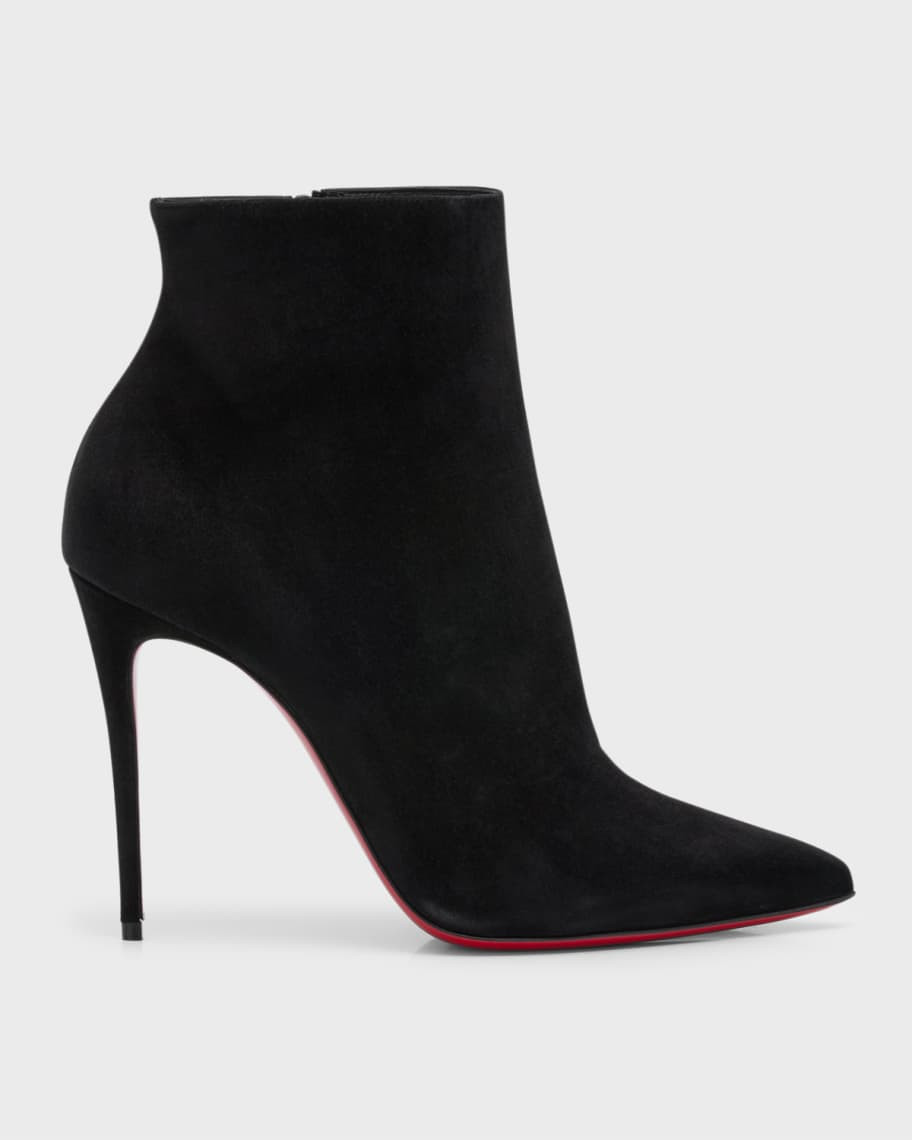 100mm So Kate Suede Booties | Neiman Marcus
