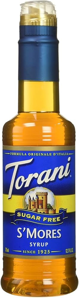 Torani Sugar Free Flavored Drink Syrup, S'mores, 12.7 Fl Oz (Pack of 4) | Amazon (US)