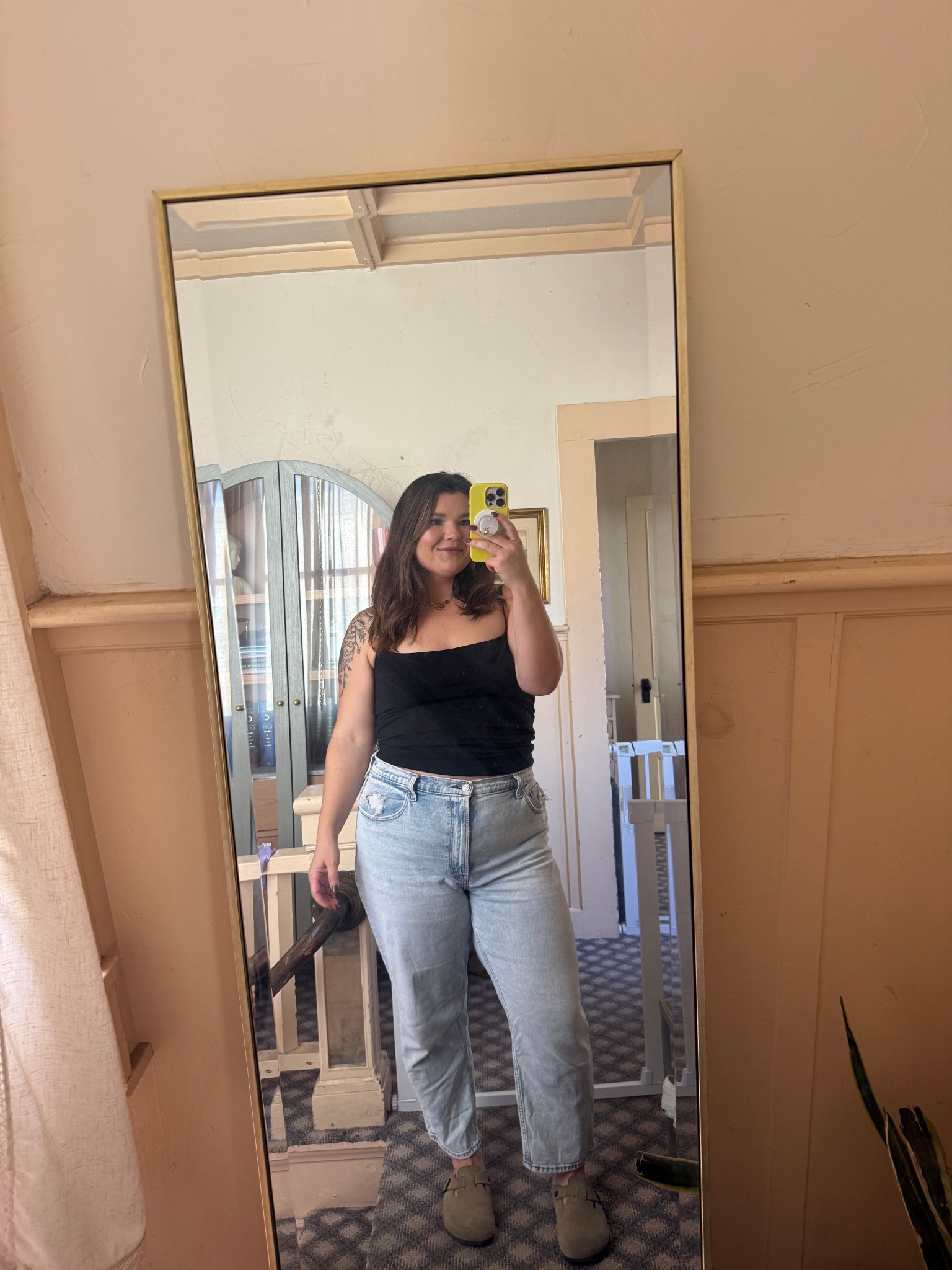 Bra free cami size large. Jeans size 33 short  

#LTKMidsize #LTKPetite #LTKSeasonal