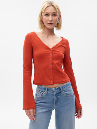 Modern Rib Cardigan | Gap (US)