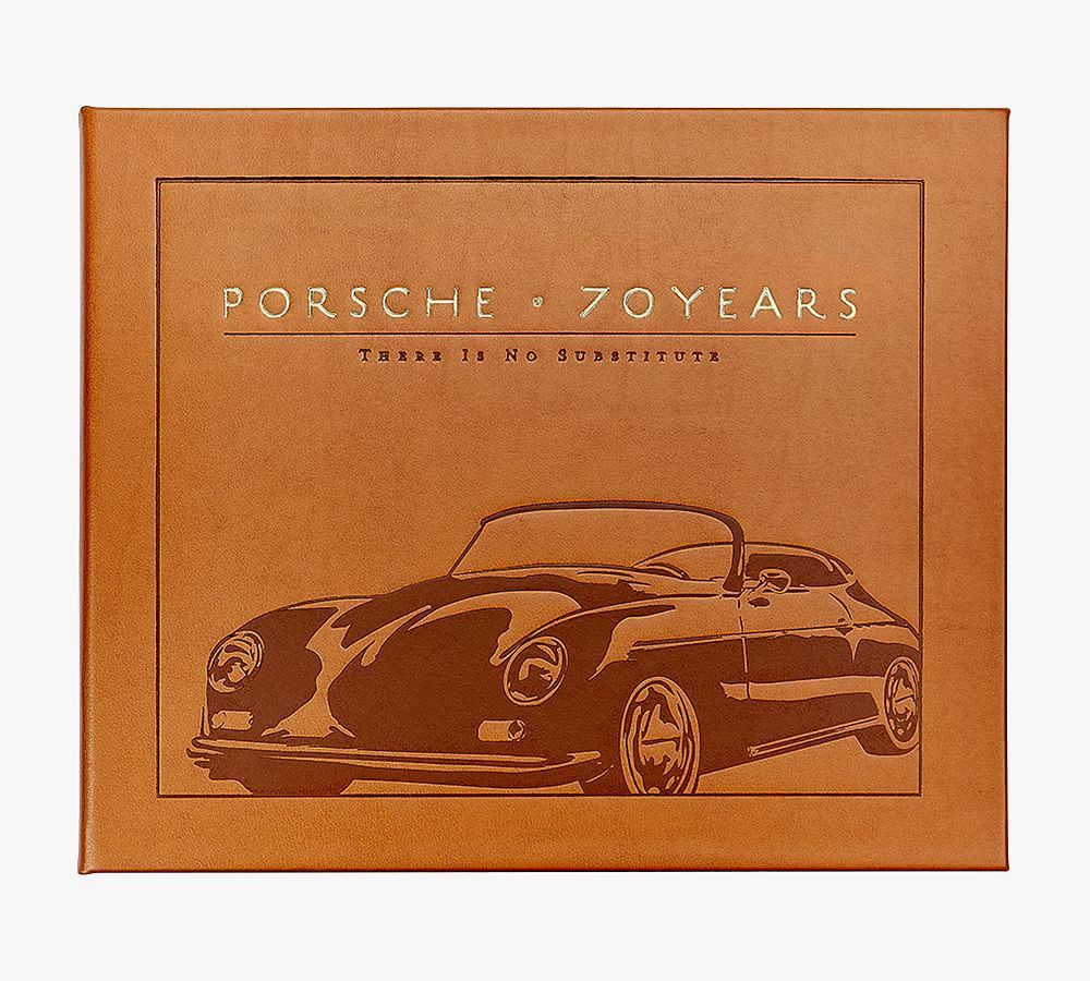 Porsche 70 Years Leather-Bound Book | Pottery Barn (US)