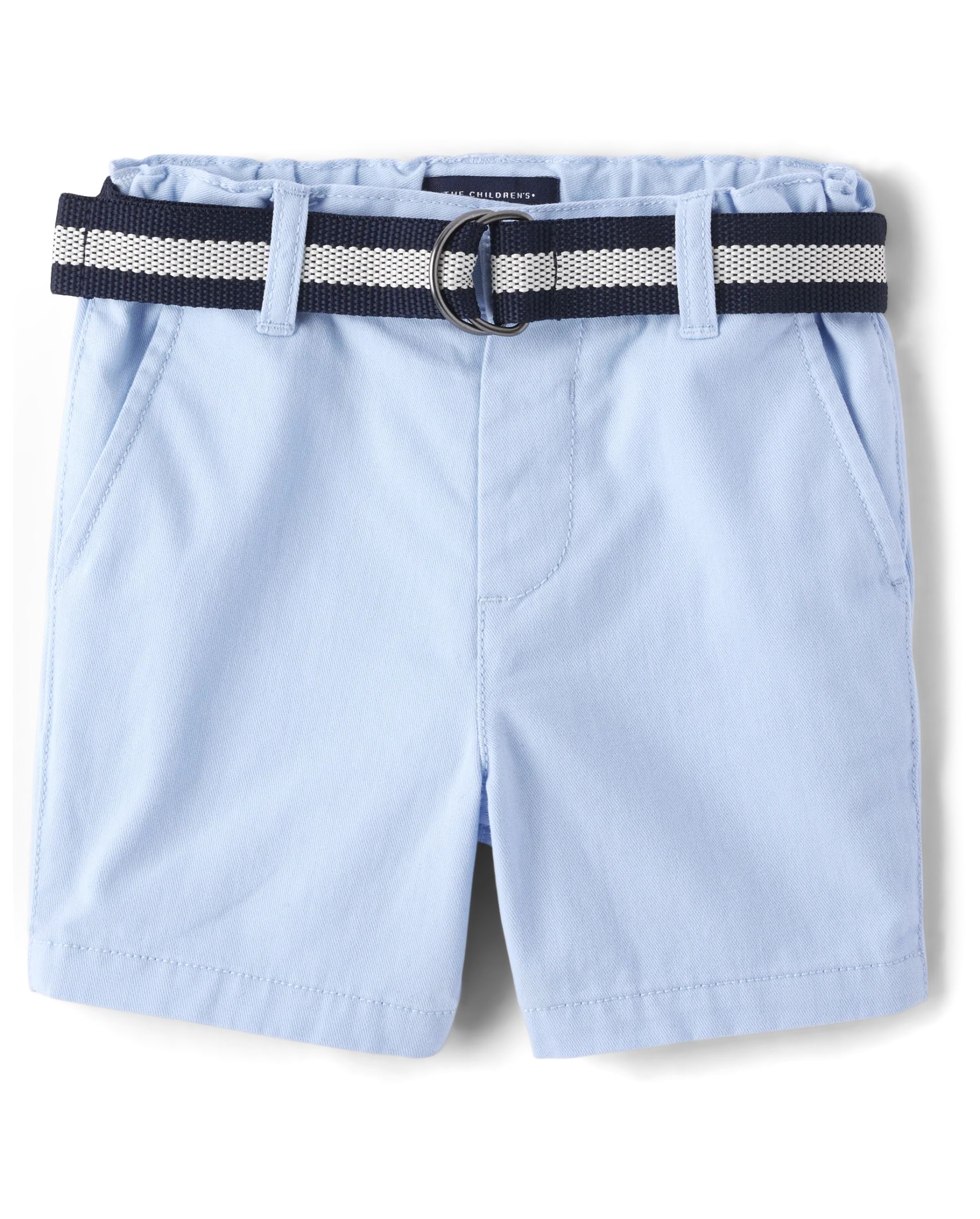Baby And Toddler Boys Belted Chino Shorts - whirlwind | The Children's Place