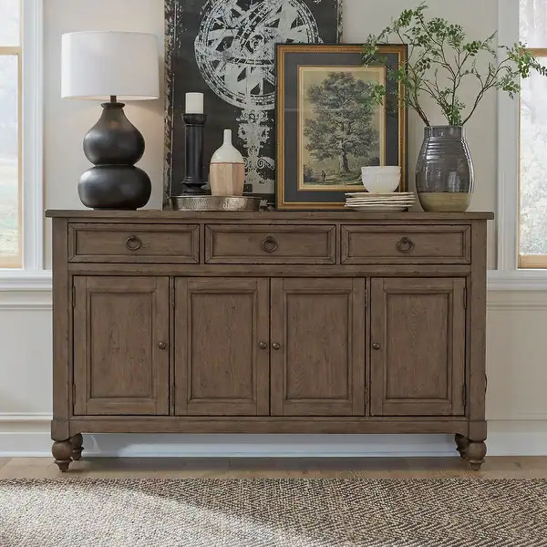Americana Farmhouse Dusty Taupe Hall Buffet | Bed Bath & Beyond