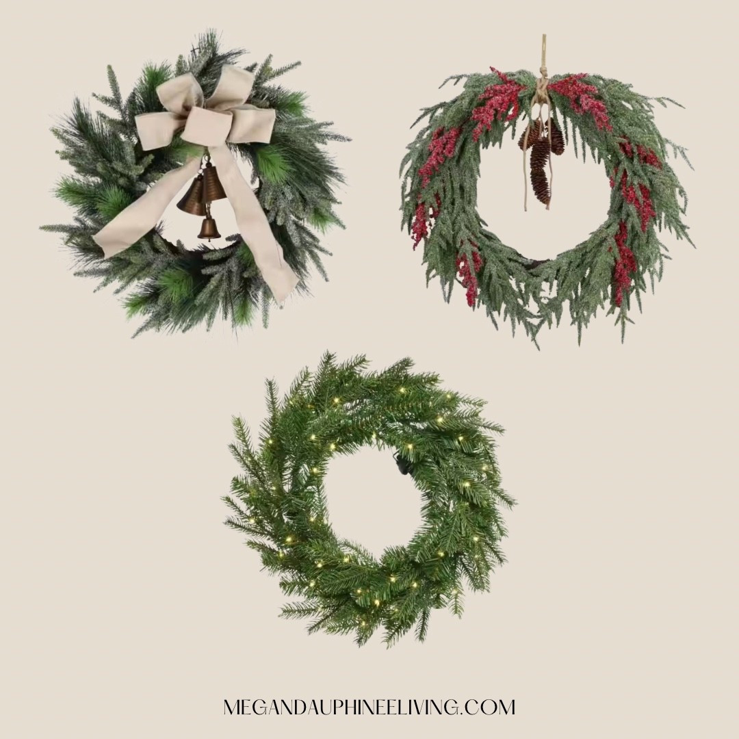 Stunning wreaths for your front door from Home Hardware! For my Canadians!

Wreath garland neutral red light up wreaths 

Only $30-$40! 

Christmas decor Christmas 

#LTKcanada #LTKhome
