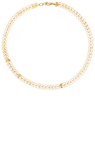 Five and Two Chain Choker Necklace in Gold | Revolve Clothing