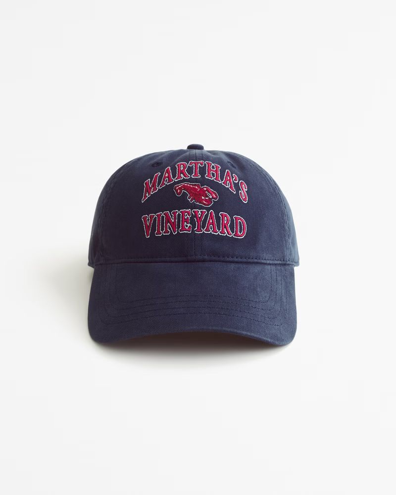 Women's Embroidered Graphic Baseball Hat | Women's Accessories | Abercrombie.com | Abercrombie & Fitch (US)