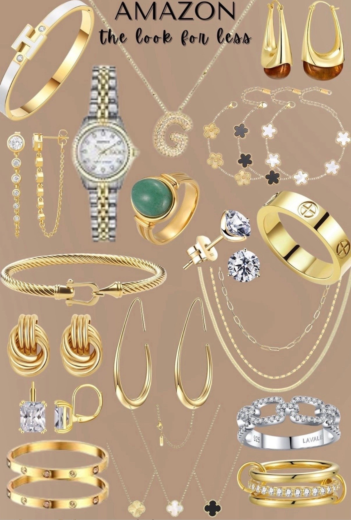 Amazon jewelry is honestly just SUPERIOR! 

Designer look alike pieces that look expensive and luxe but are so so affordable and won’t break the bank!! 🤩

#amazon jewelry 
#amazon fashion
#amazon best sellers
#amazon finds
#affordable jewelry 
#gold jewelry 
#silver jewelry 
#designer look alike
#tennis bracelet
#bangle 
#gold earrings 
#gold ring
#stacked ring 
#gold bracelet
#drop earrings
#stone ring
#stone earrings 
#bracelet stack 
#stud earrings
#faux Diamond earrings 
#dangle earrings 
#fashion inspo 
#gift for her 
#mother’s Day gift idea 
#Graduation gift idea ￼￼
#Birthday gift idea 
#two tone watch ￼
#women’s jewelry 
#huggie earrings 
#gold watch 
#teardrop earrings 
#knot earrings 
#pavoi
#diamond cross necklace #LTKSpringSale 

#LTKgrwm #LTKFestival #LTKootd