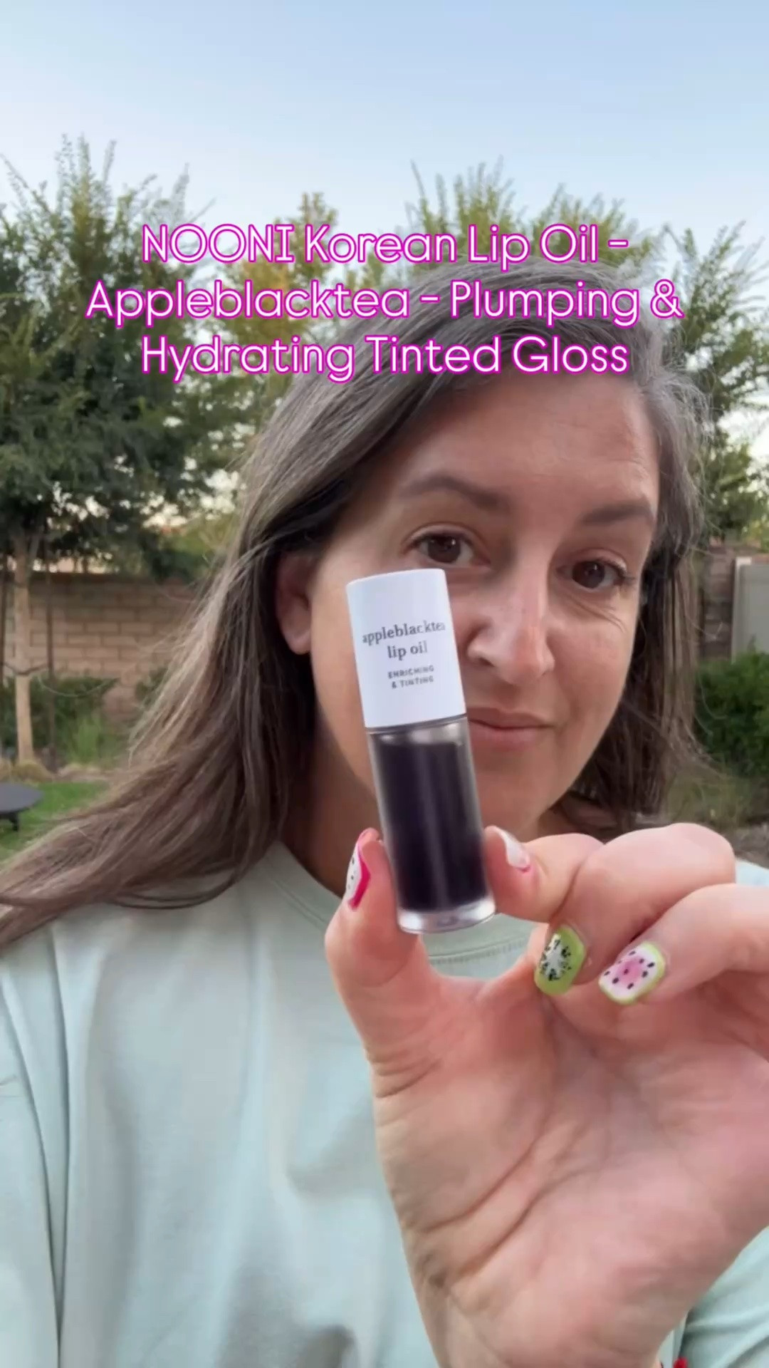 NOONI Korean Lip Oil - Appleblacktea - Plumping & Hydrating Tinted Gloss
24HR Hydration, Moisturizing Lip Oil, Natural Lip Plumping Effect, Waterproof Wear, Glossy Finish, Gift Stocking Stuffers

#LTKBeauty #LTKOver40 #LTKSaleAlert