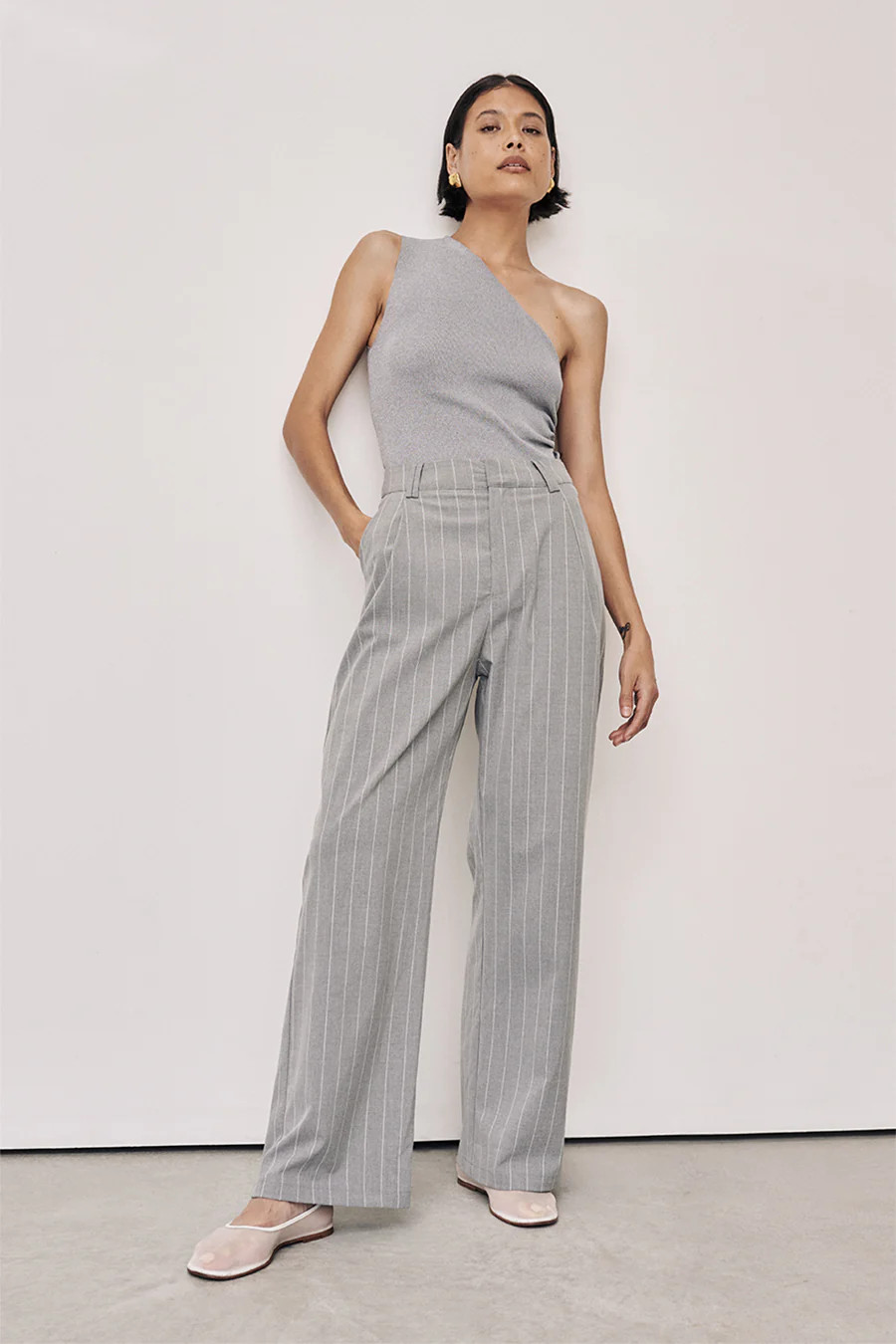 SANDER SILVER STRIPE PANT | DISSH
