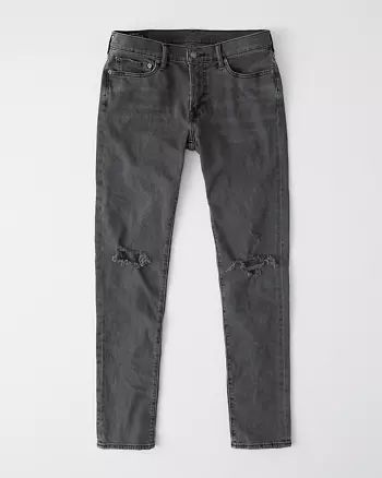 Ripped Athletic Skinny Jeans | Abercrombie & Fitch US & UK