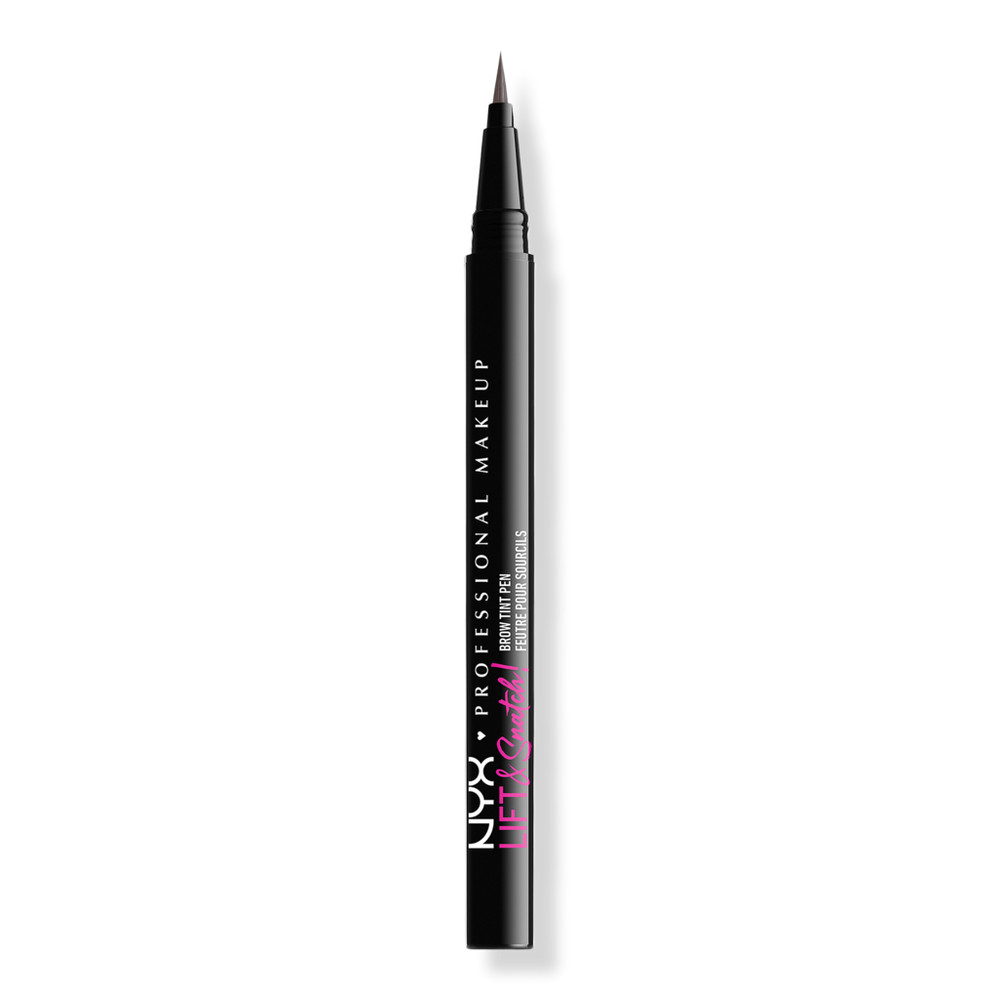 NYX Professional Makeup Lift & Snatch Brow Tint Pen Waterproof Eyebrow Pen - Gray Black | Ulta