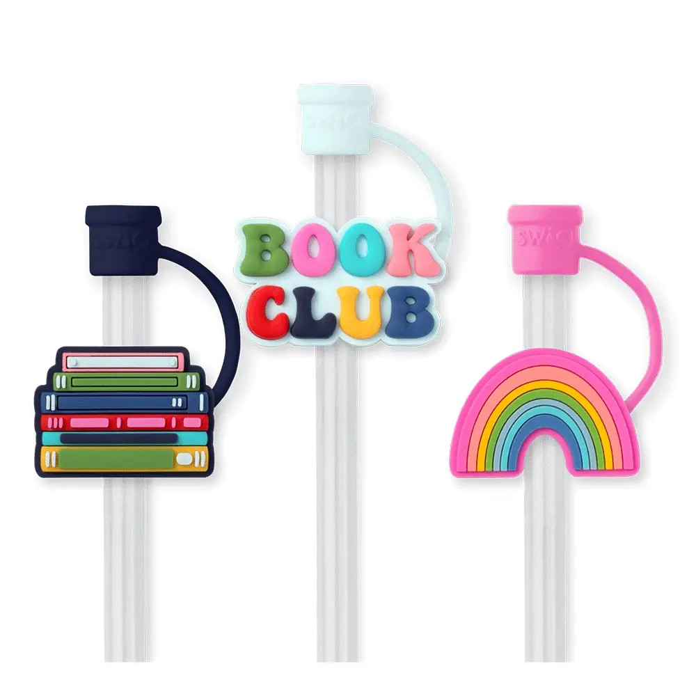 Book Club Straw Topper Set | Swig Life