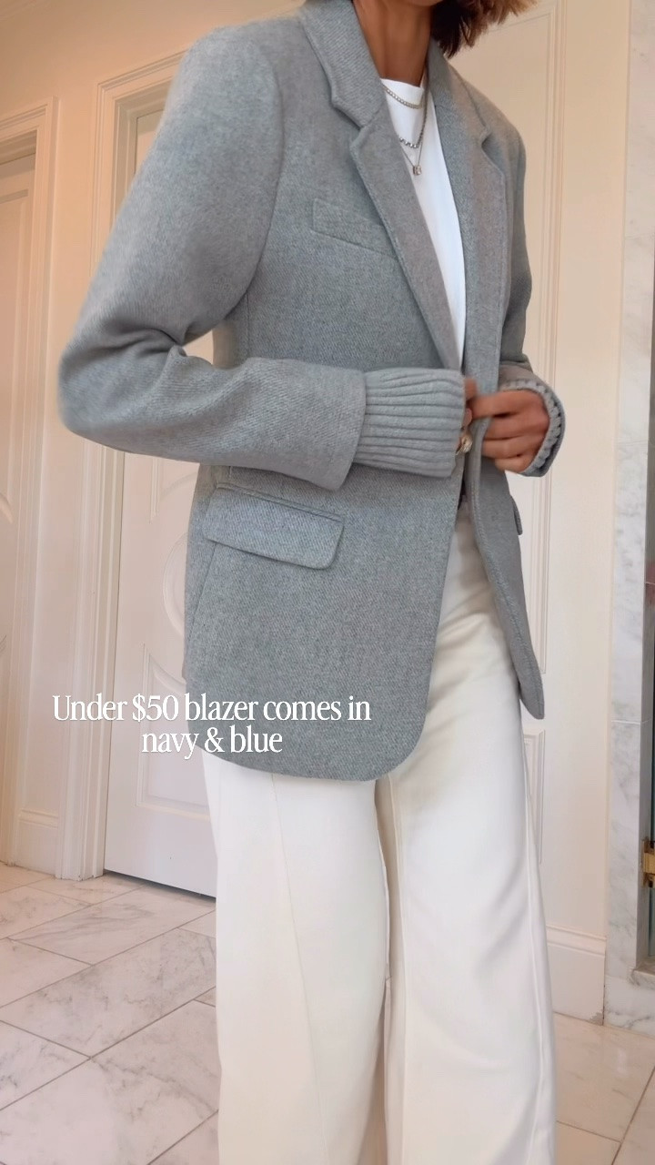 This under $50 blazer is so good! I'm wearing  size small