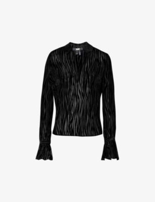 Benet semi-sheer silk-blend blouse | Selfridges