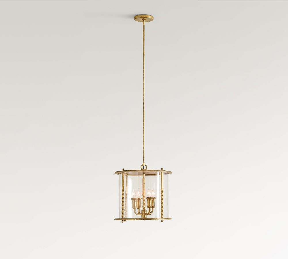 Valley Metal Round Indoor/Outdoor Lantern Pendant (16") | Pottery Barn (US)